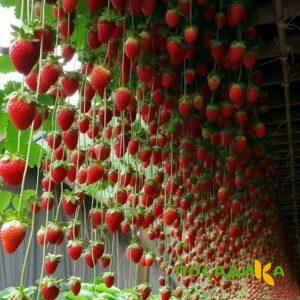 Клубника ампельная Анастасия купить по цене от 370р. в интернет-магазине «Посадика» с доставкой почтой в в Вольске и по всей России – [изображение №1].