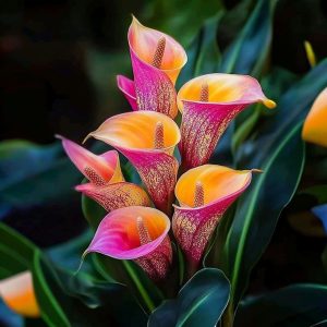 Калла Оникс купить по цене от 450р. в интернет-магазине «Посадика» с доставкой почтой в в Вольске и по всей России – [изображение №1].