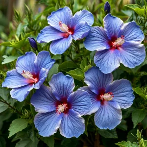 Гибискус садовый Блуминг Квин купить по цене от 259р. в интернет-магазине «Посадика» с доставкой почтой в в Вольске и по всей России – [изображение №1].