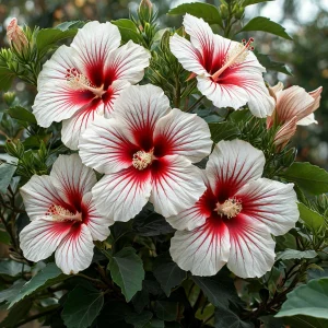 Гибискус Рэд Элеганс купить по цене от 380р. в интернет-магазине «Посадика» с доставкой почтой в в Вольске и по всей России – [изображение №1].