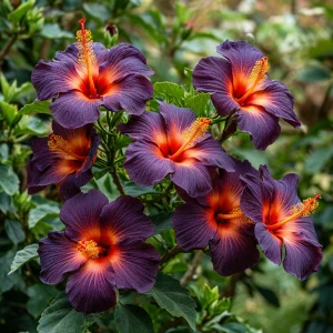 Гибискус Вивида Флэр купить по цене от 279р. в интернет-магазине «Посадика» с доставкой почтой в в Вольске и по всей России – [изображение №1].