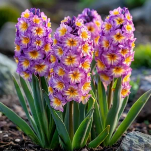 Гиацинт Пинк Перпл купить по цене от 2099р. в интернет-магазине «Посадика» с доставкой почтой в в Вольске и по всей России – [изображение №1].