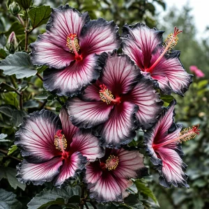 Гибискус садовый Самер Бридж купить по цене от 306р. в интернет-магазине «Посадика» с доставкой почтой в в Вольске и по всей России – [изображение №1].